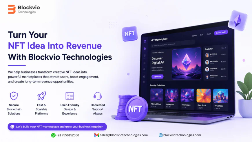 Turn Your NFT Idea Into Revenue With Blockvio Technologies