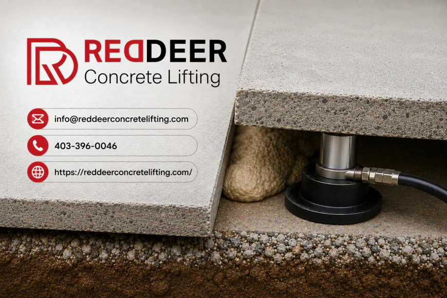 Expert Concrete Lifting Services in Red Deer for Safer, Stronger Surfaces