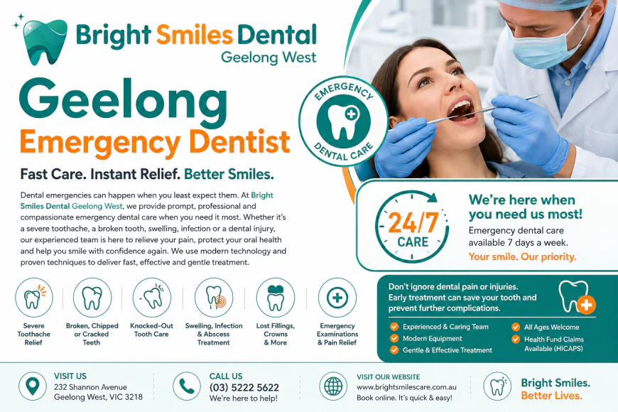 Geelong Emergency Dentist | Fast Care at Bright Smiles Dental
