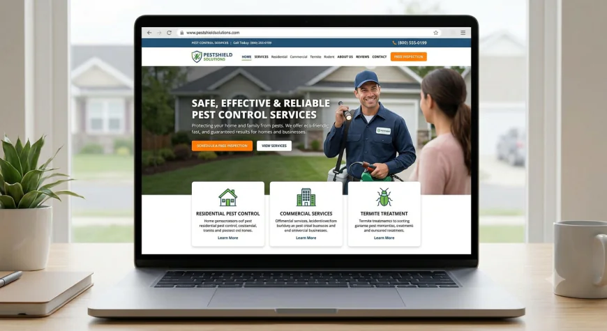 Pest Control Website Template: How to Create a Website That Gets More Leads
