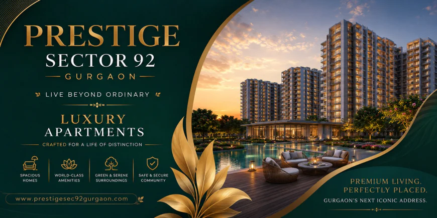 Prestige Sector 92 Gurgaon – Premium Luxury Apartments with Smart Living Features