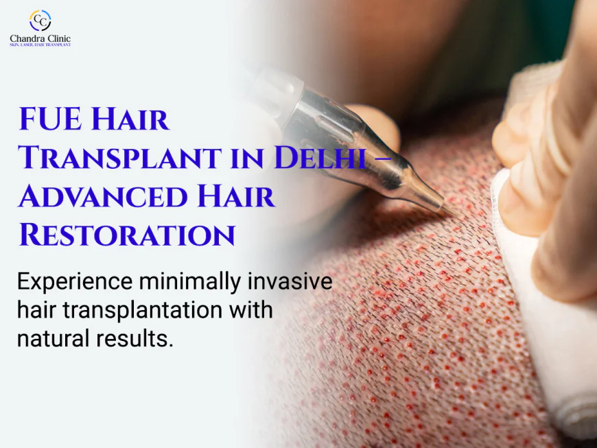 FUE Hair Transplant in Delhi: Get Natural Results at Chandra Clinic