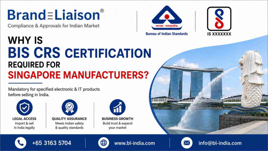 Why is BIS CRS Certification required for Singapore Manufacturers?