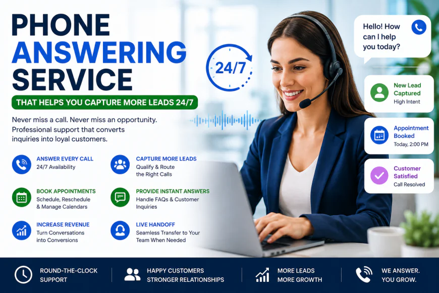 Phone Answering Service That Helps You Capture More Leads 24/7