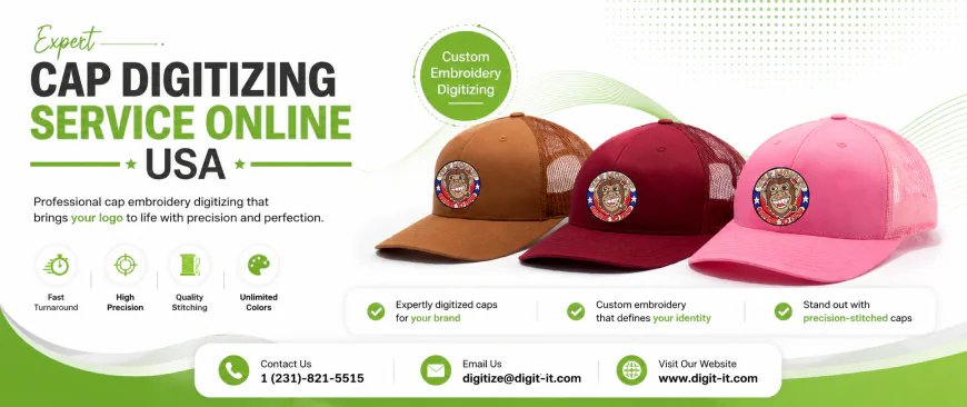 Snapback Logo Digitizing Specialists for Premium Caps