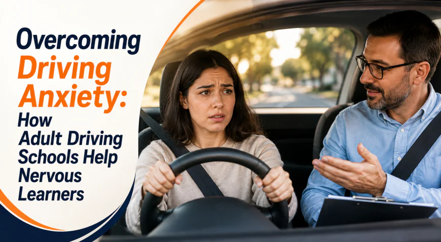 Overcoming Driving Anxiety: How Adult Driving Schools Help Nervous Learners