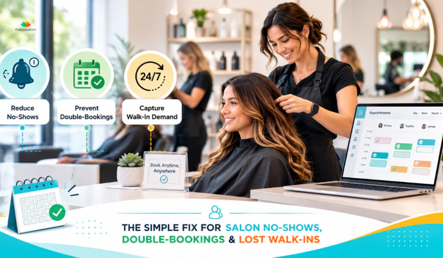 The Simple Fix for Salon No-Shows, Double-Bookings & Lost Walk-ins