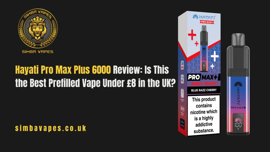 Hayati Pro Max Plus 6000 Review: Is This the Best Prefilled Vape Under £8 in the UK?
