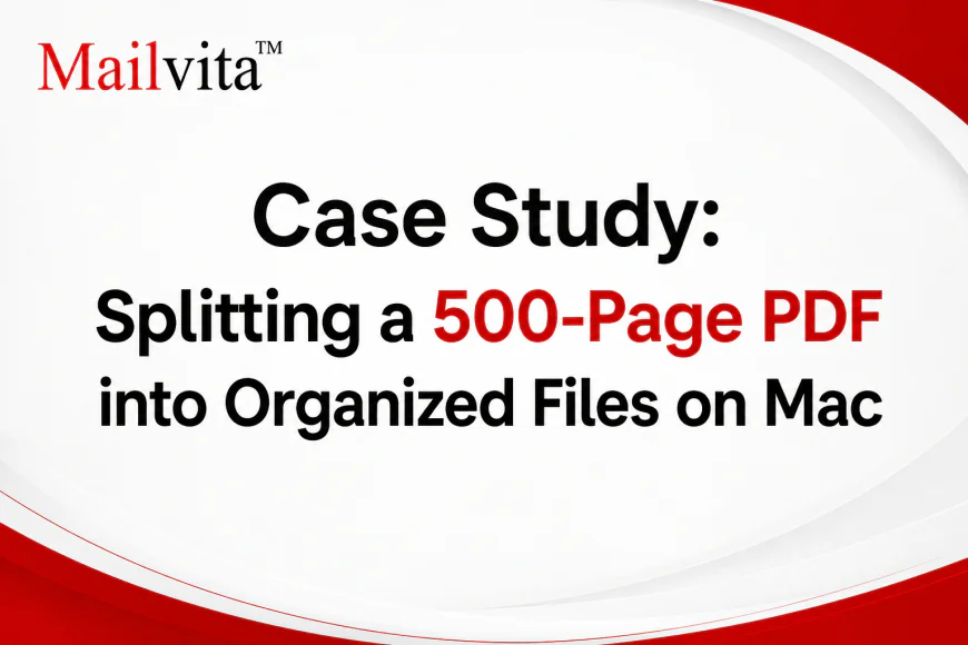 Case Study: Splitting  a 500-Page PDF into Organized Files on Mac