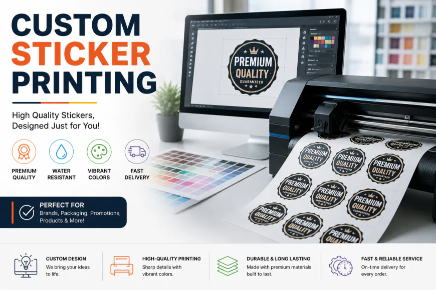 CUSTOM STICKER PRINTING FOR MODERN BRANDS, PRODUCTS & PACKAGING SOLUTIONS