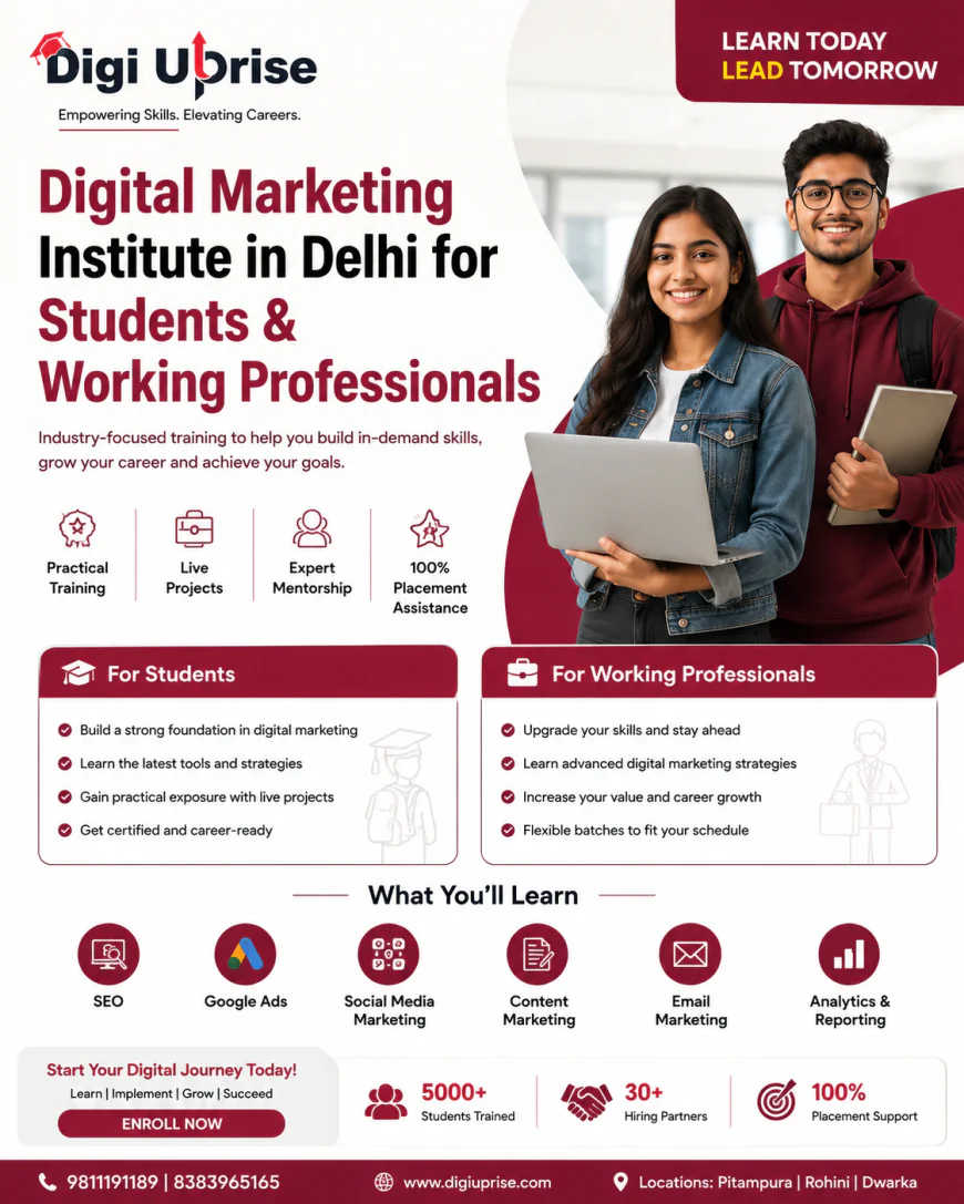 Digital Marketing Institute in Delhi: Learn the Skills Behind Successful Online Brands