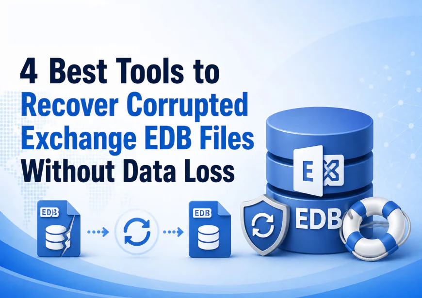 4 Best Tools to Recover Corrupted Exchange EDB Files Without Data Loss