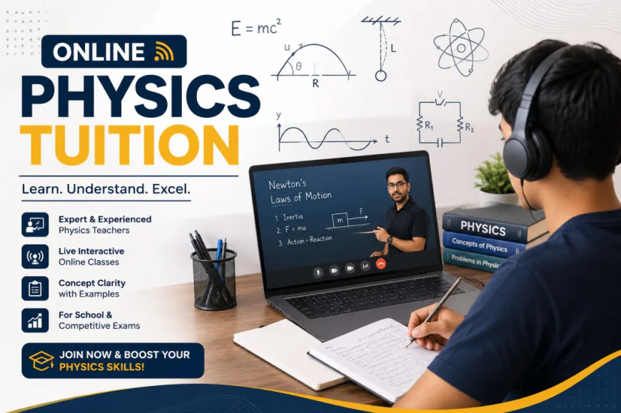 Best Online Physics Tuition for CBSE, ICSE, and State Boards