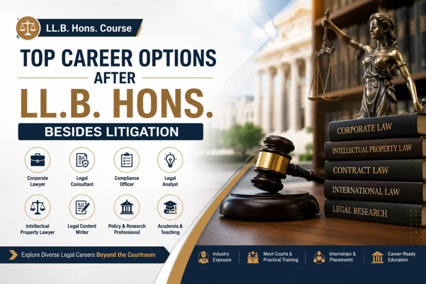 Top Career Options After LL.B. Hons. Besides Litigation