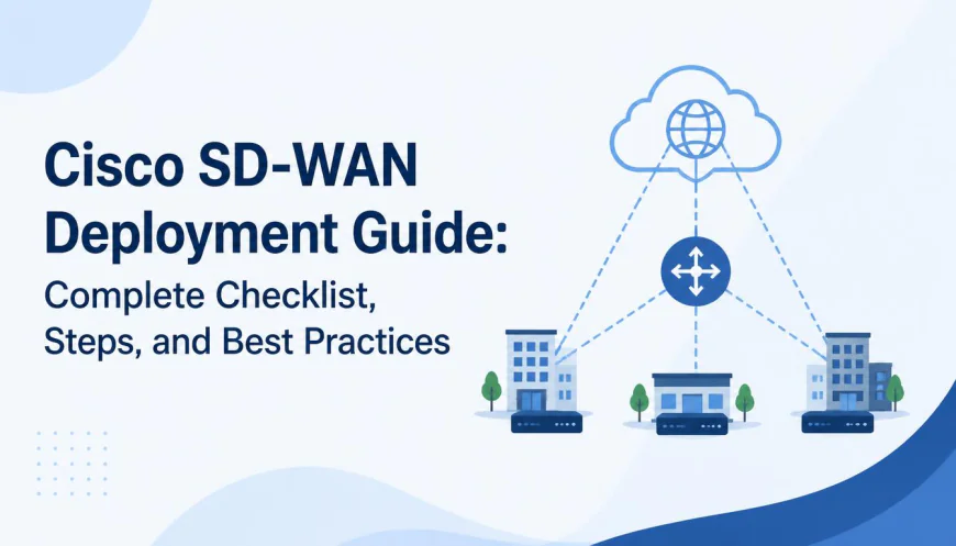 Cisco SD-WAN Deployment Guide: Complete Checklist, Steps, and Best Practices