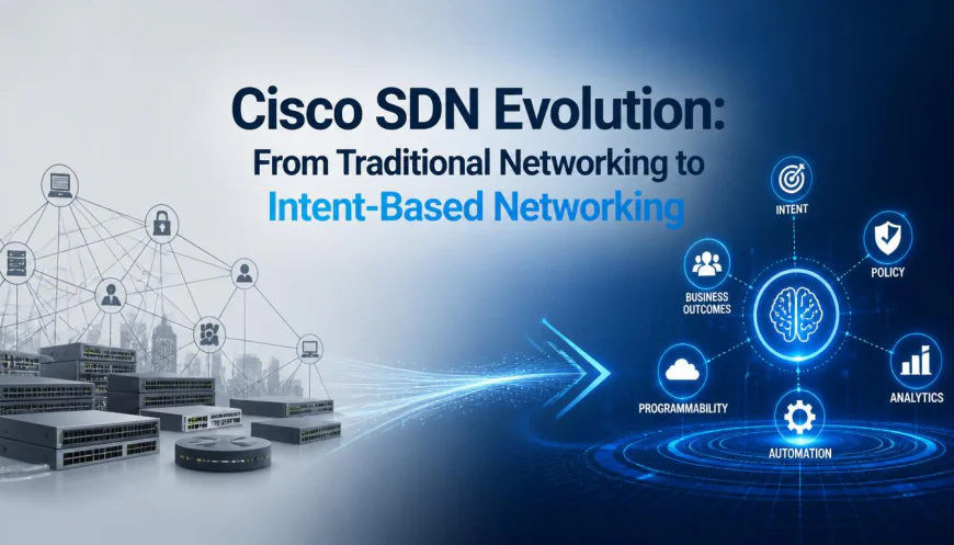 Cisco SDN Evolution: From Traditional Networking to Intent-Based Networking