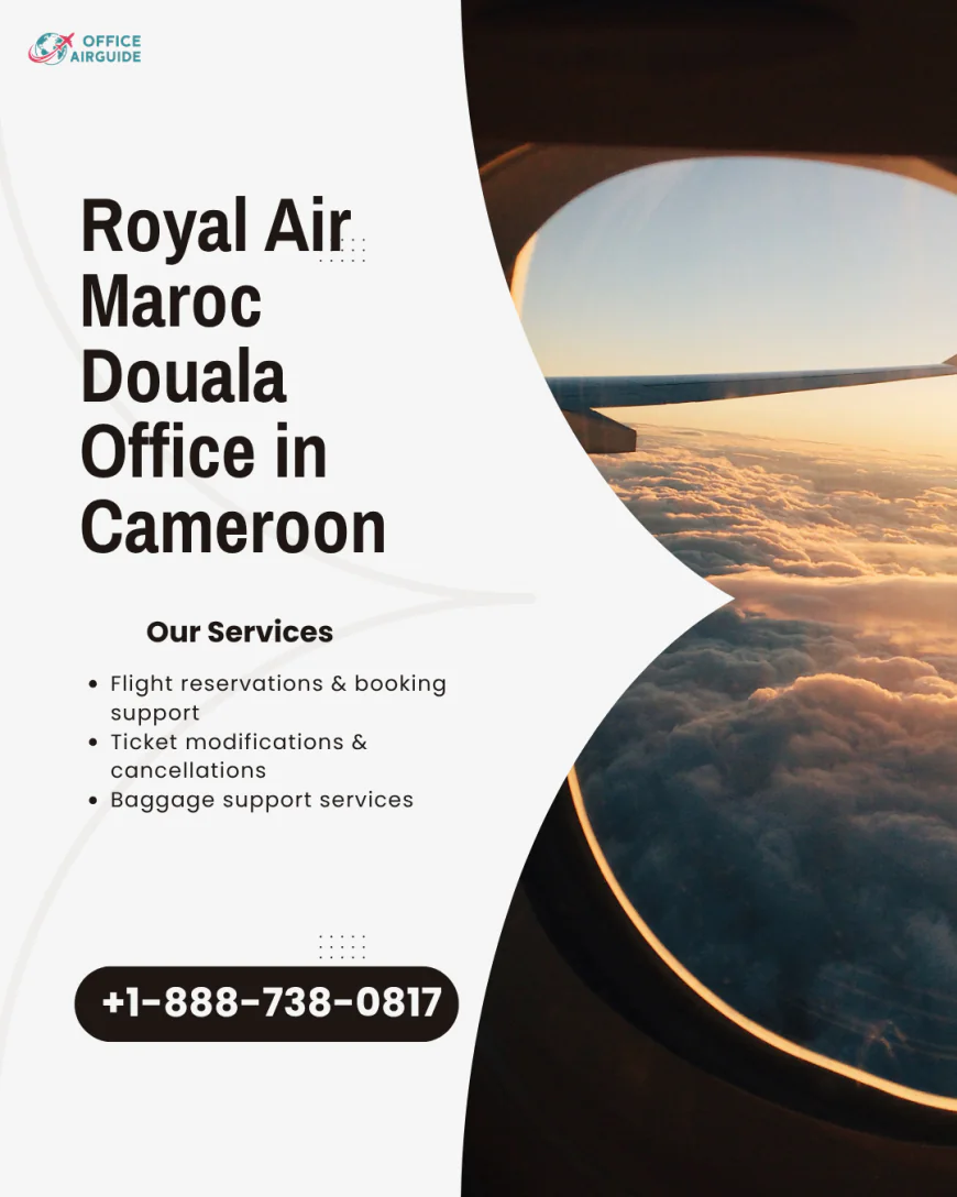 Royal Air Maroc Douala Office in Cameroon +1-888-738-0817