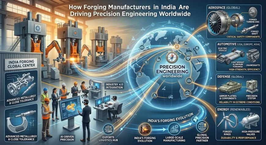 How Forging Manufacturers in India Are Driving Precision Engineering Worldwide