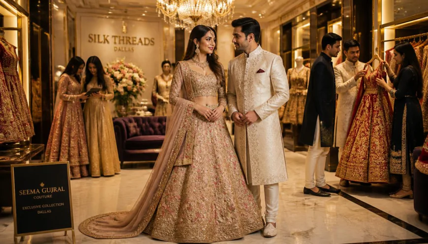 Seema Gujral Bridal Lehenga Luxury Wedding Elegance
