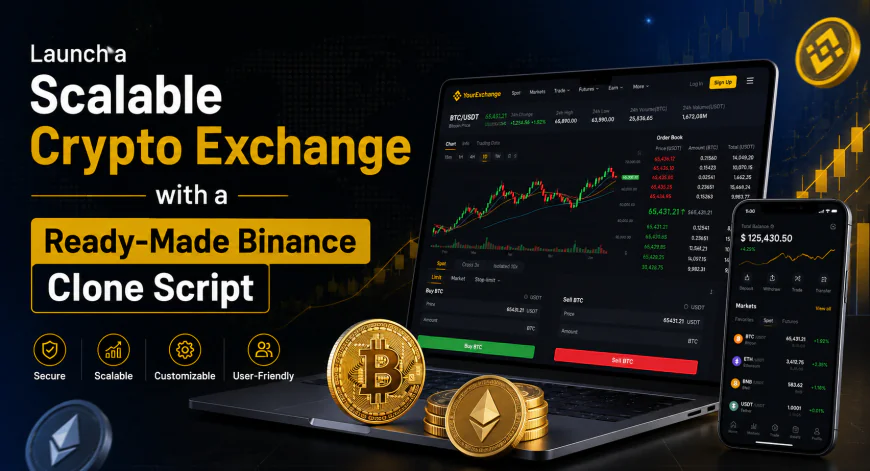 Launch a Scalable Crypto Exchange with a Ready-Made Binance Clone Script