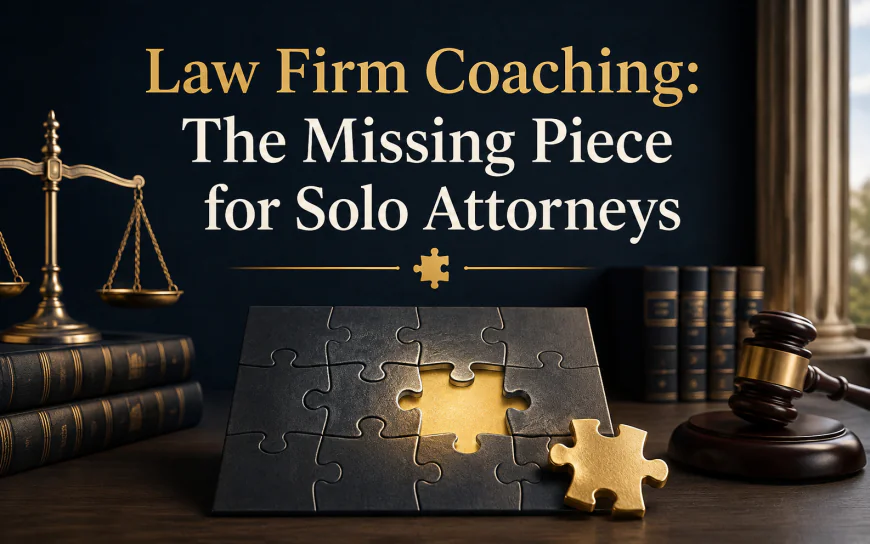 Law Firm Coaching: The Missing Piece for Solo Attorneys