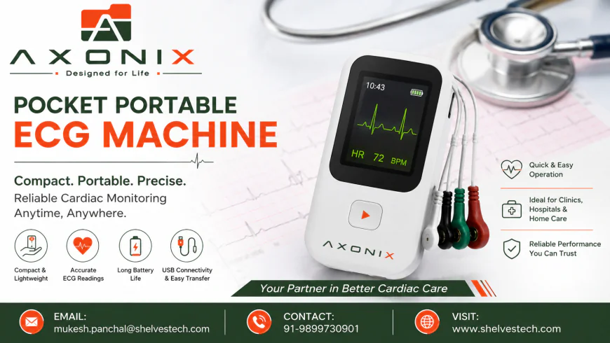 Pocket Portable ECG Machine: A Smart Choice for Fast and Convenient Cardiac Monitoring