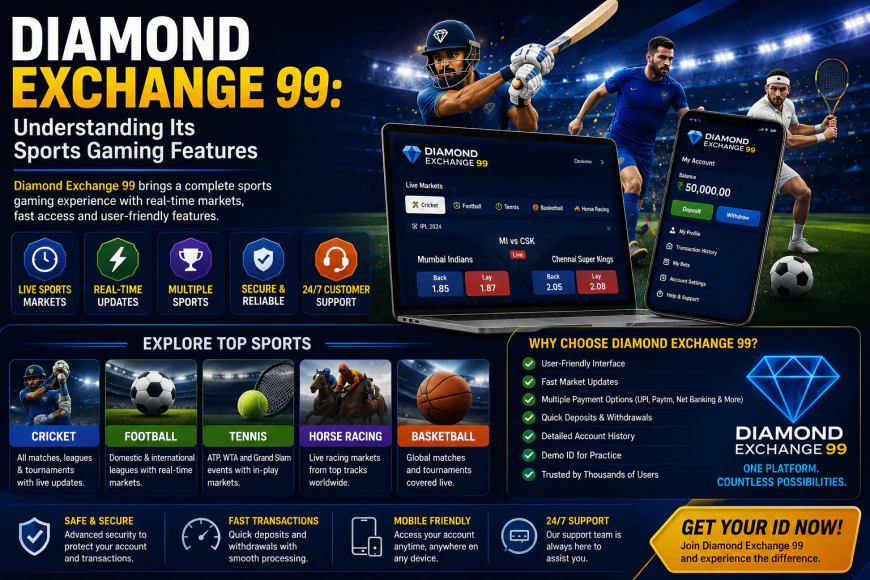 Diamond Exchange 99: Understanding Its Sports Gaming Features