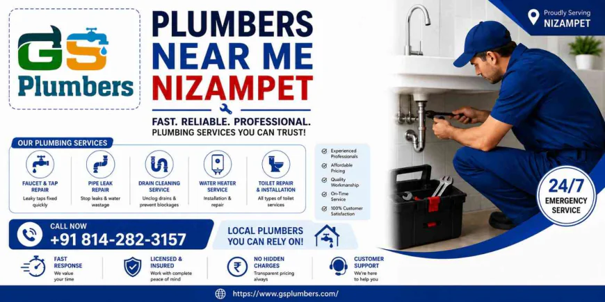 Professional Plumbers Near Me Nizampet – GS Plumbers