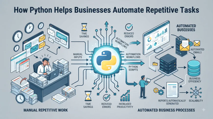 How Python Helps Businesses Automate Repetitive Tasks