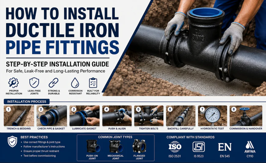 How to Install Ductile Iron Pipe Fittings: Step-by-Step