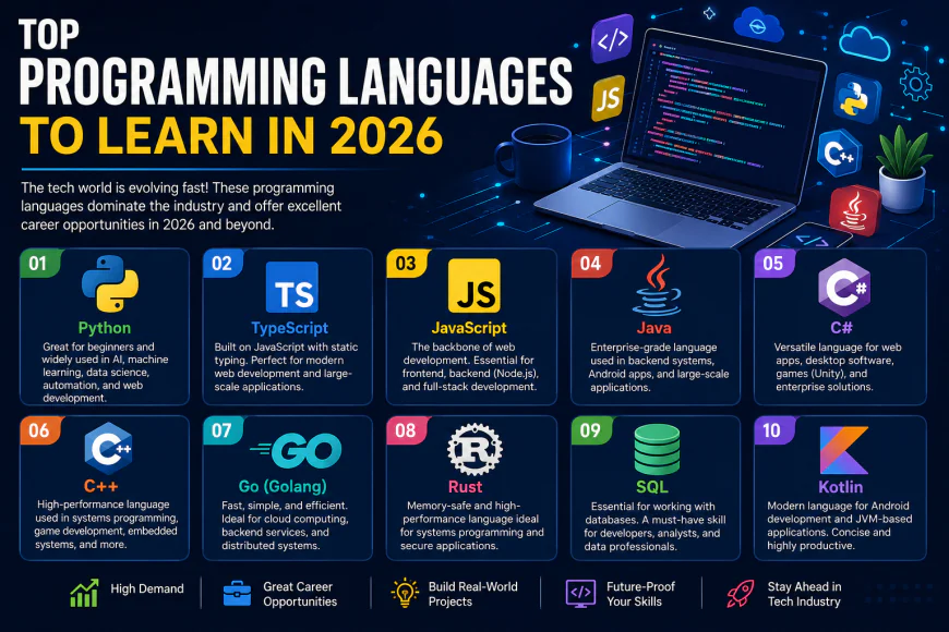 Top Programming Languages to Learn in 2026