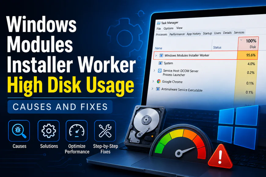 Windows Modules Installer Worker High Disk Usage: Causes and Fixes