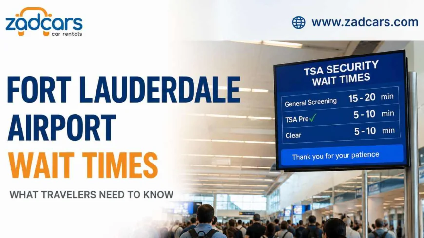 How Can Travelers Check Fort Lauderdale Airport Wait Times Before a Flight?