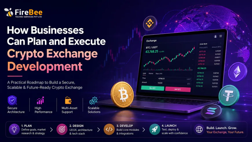 How Businesses Can Plan and Execute Crypto Exchange Development