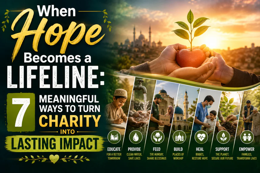 When Hope Becomes a Lifeline: 7 Meaningful Ways to Turn Charity Into Lasting Impact