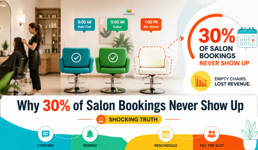 Why 30% of Salon Bookings Never Show Up (Shocking Truth)