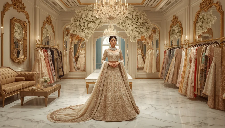Seema Gujral Bridal Lehenga Luxury Designer Couture