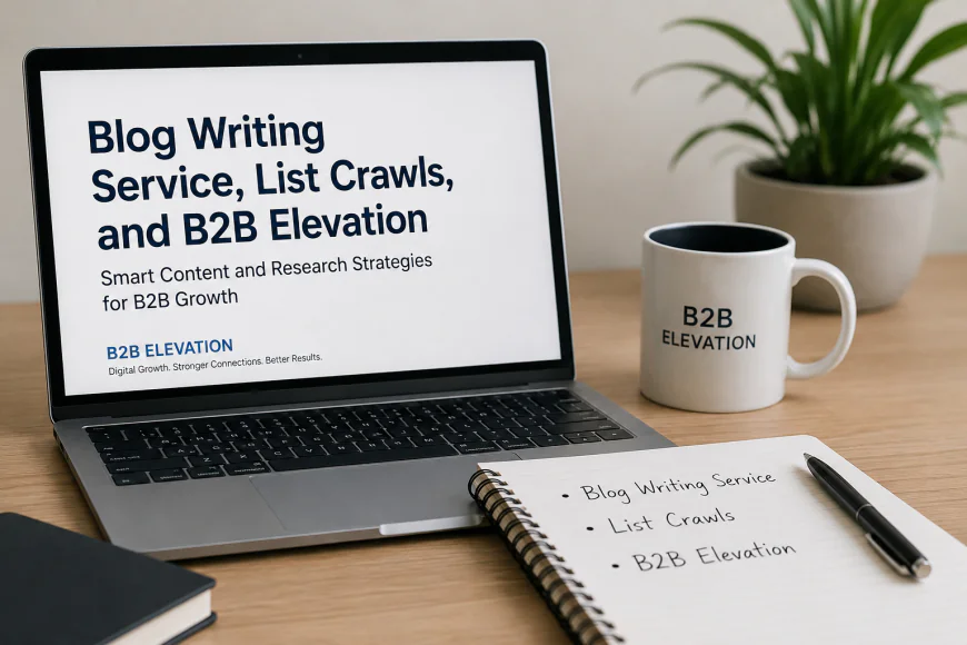 How Blog Writing Services and List Crawls Can Support B2B Growth