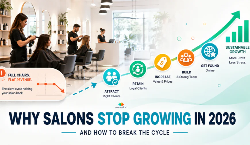 Why Salons Stop Growing in 2026 (And How to Break the Cycle)