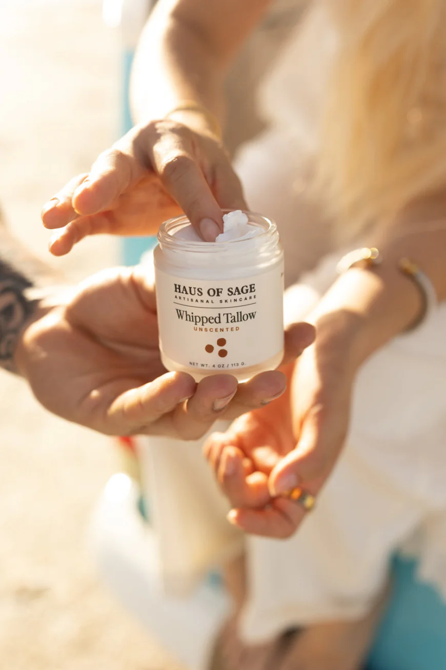 Nourishing Sensitive Skin with Whipped Beef Tallow Care