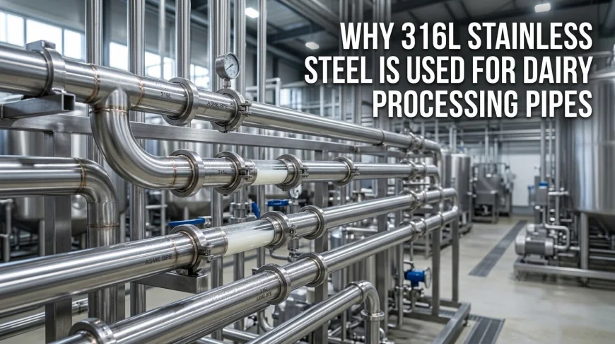 Why 316L Stainless Steel Is Used for Dairy Processing Pipes