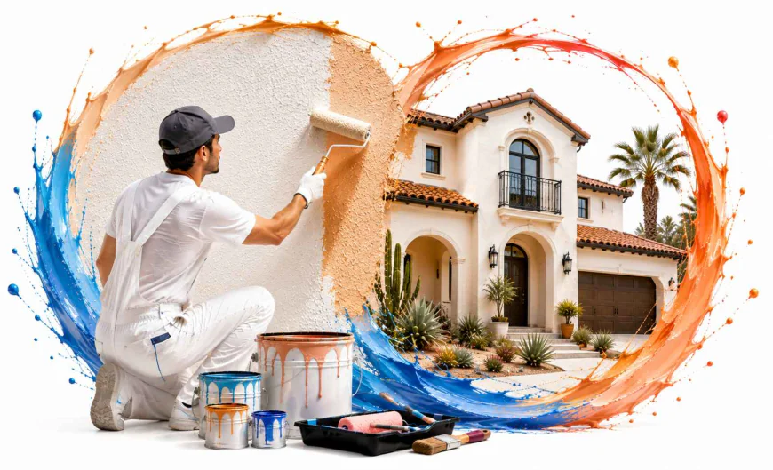 How to Paint a Stucco House?