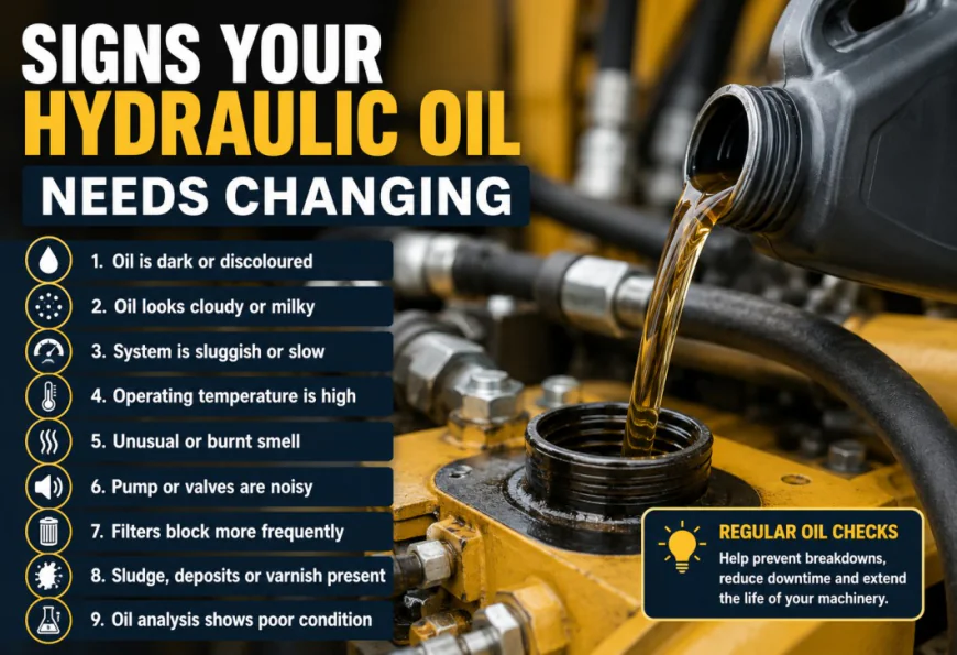 Signs Your Hydraulic Oil Needs Changing