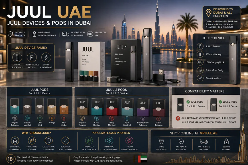 JUUL UAE: JUUL Devices and Pods in Dubai