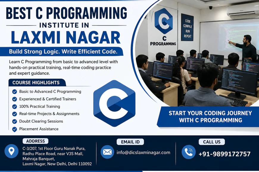 Best C Programming Institute in Laxmi Nagar | Learn C