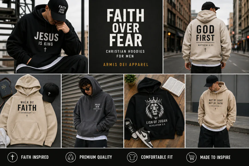 Christian Hoodies for Men & Baggy Streetwear: Faith, Comfort & Style