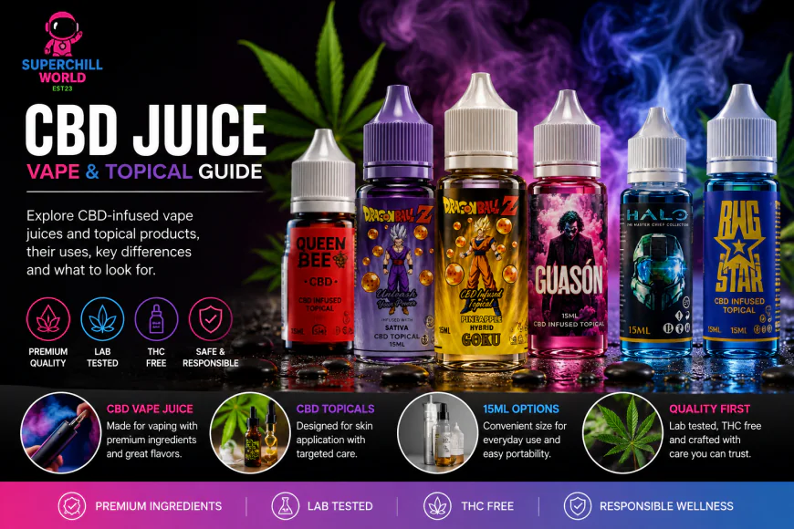 CBD Juice: Understanding CBD-Infused Vape and Topical Products
