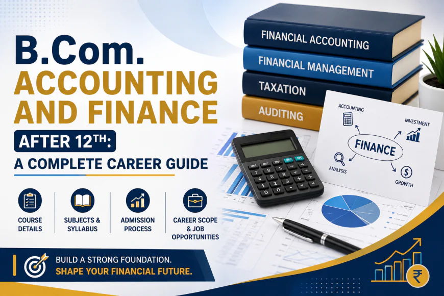 B.Com. Accounting and Finance After 12th: A Complete Career Guide