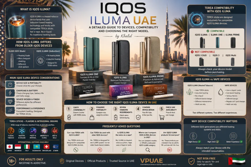 IQOS ILUMA UAE: A Detailed Guide to Devices, Compatibility and Choosing the Right Model by Khalid