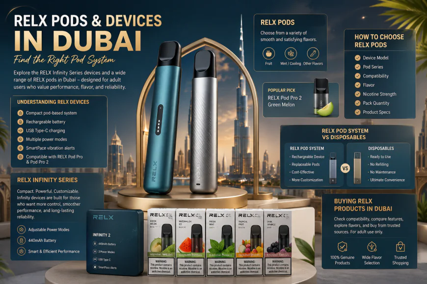 RELX Pods and Devices in Dubai: Find the Right Pod System